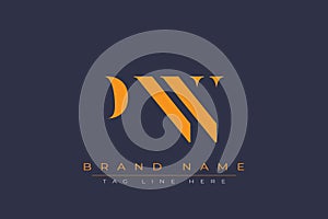 PNN abstract letter logo design