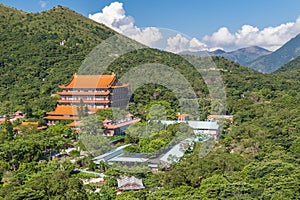 Po Lin Monastery on Lantau Island, Hong Kong