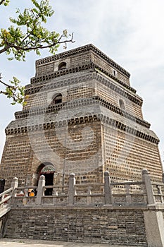 The Po Pagoda of Kaifeng, Henan, China. Built in 977, it is the most ancient building in Kaifeng.