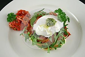 Poached Egg Pesto 1