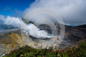 Poas Volcano in Costa Rica