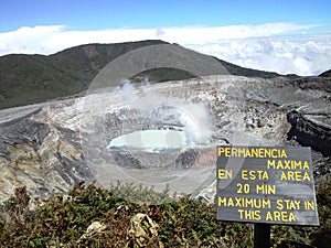 Poas volcano, Costa Rica