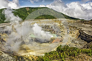 Poas Volcano Crater