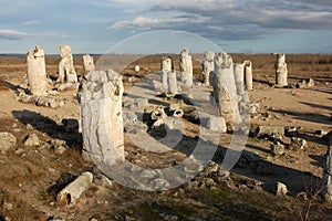 Phenomenon rock formations near Varna, Bulgaria - Pobiti kamani