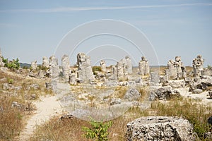 Pobiti Kamani The Stone Desert, a desert-like rock phenomenon located in Bulgaria