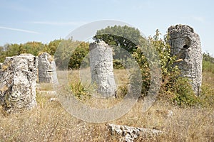 Pobiti Kamani The Stone Desert, a desert-like rock phenomenon located in Bulgaria