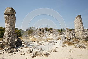 Pobiti Kamani The Stone Desert, a desert-like rock phenomenon located in Bulgaria