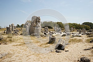 Pobiti Kamani The Stone Desert, a desert-like rock phenomenon located in Bulgaria