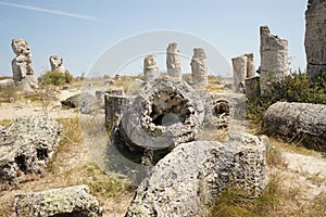 Pobiti Kamani The Stone Desert, a desert-like rock phenomenon located in Bulgaria