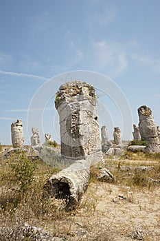 Pobiti Kamani The Stone Desert, a desert-like rock phenomenon located in Bulgaria