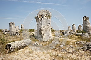 Pobiti Kamani The Stone Desert, a desert-like rock phenomenon located in Bulgaria