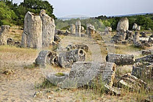 Pobiti Kamani (Stone forest) near Varna. Bulgaria