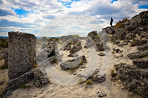 Pobiti Kamani Stone Forest The stone desert Varna Bulgaria