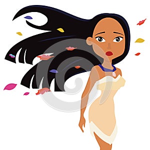 Pocahontas is the daughter of an Indian chief