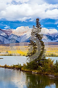 The Pocahontas road. Rocky Mountains