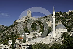 pocitelj village near mostar in Bosnia Hercegovina photo