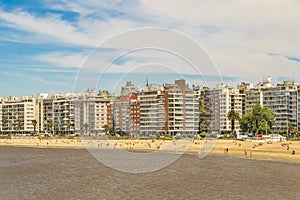 Pocitos Beach Montevideo Uruguay photo
