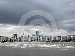 Pocitos cityscape, montevideo, uruguay photo
