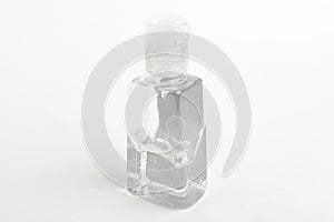 Pocket-Size Transparent Hand Sanitizer Dispenser Plastic Bottle