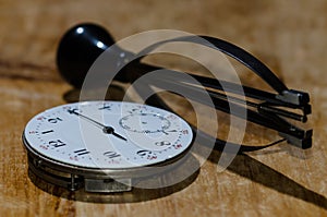 Pocket Watch Movement with Hands Remover