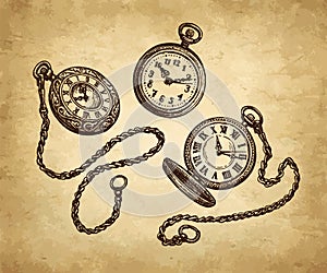 Pocket watch set.