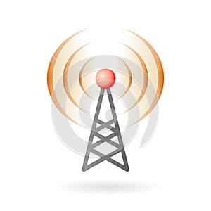 Pod-cast and broadcasting icon