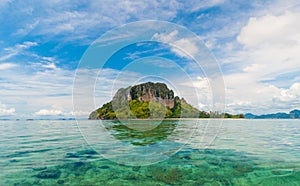 Poda island in Krabi Thailand