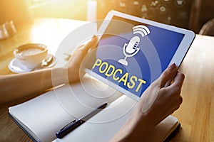 Podcast - audio or video recordings, TV or radio broadcasts, lectures, speeches and other events.