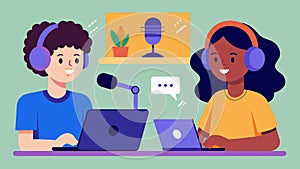 A podcast episode hosted by tweens delving into the challenges of navigating school and friendships in the digital age photo