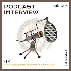 Podcast Interview Banner Template