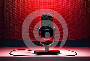 Podcast mic - AI