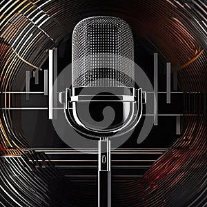 Podcast mic - AI