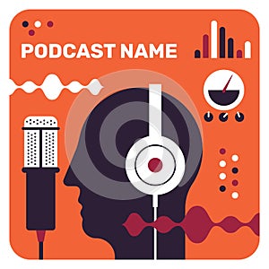 Podcast radio icon