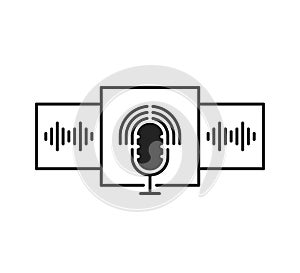 podcast selection or group voice chat room