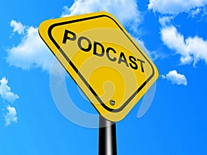 Podcast sign