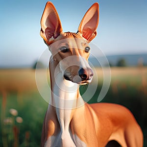 A podenco dog