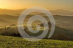 Podere Belvedere villa, Orcia Valley, Italy