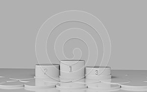 Podium 3D Illustration