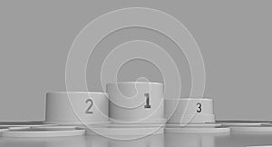 Podium 3D Illustration