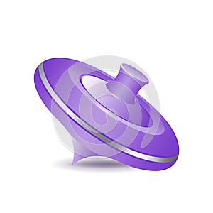 Traditional Gasing Toy 3D Vector Illustration