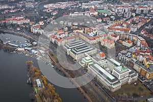 The Podoli district in Prague