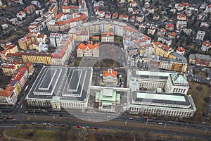 The Podoli district in Prague