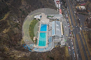 The Podoli Swimming Stadium in Prague
