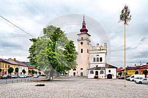 Small town Podolinec in Slovakia