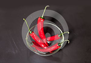 Pods of pepper photo