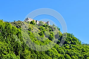 The Poenari Fortress.