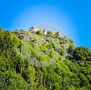 The Poenari Fortress.