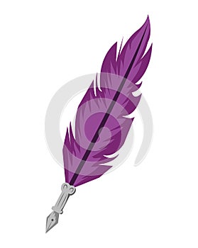 poetry feather pen