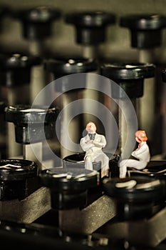 Poets and author writing crisis