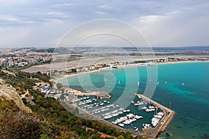 Poetto beach, Cagliari, Sardinia, Italy